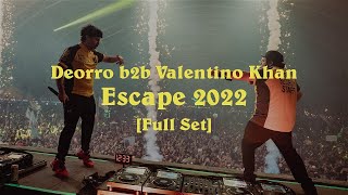 Deorro b2b Valentino Khan  Escape 2022 Full Set [upl. by Cherrita596]