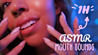 ASMR Francais 👄 100 Bruits de bouche ♥ 1 HEURE  Intense Mouth Sounds [upl. by Kcireddor]