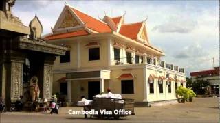 ThailandCambodia Border Crossing タイカンボジア 国境越え [upl. by Jania]