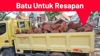 Video Dokumentasi Muat Batu Karang Merah Untuk Resapan  BATUALAMJAKARTA [upl. by Shama643]