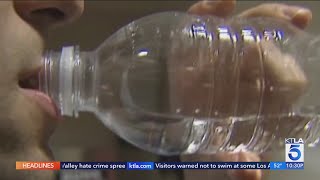 Study finds bottled water contains microscopic plastic pieces [upl. by Reinaldo]