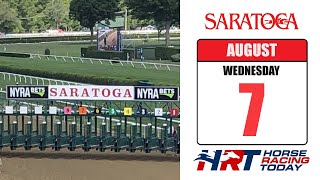 Saratoga Racetrack Picks Live Stream – August 7 2024 – Horse Racing Today [upl. by Orimisac]