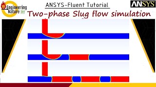 ANSYSFluent Tutorial  Twophase flow  Slug flow  Multiphase flow simulation [upl. by Mika]