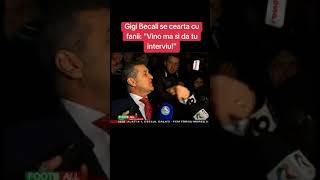 Gigi Becali cearta cu fani la un interviu becali [upl. by Augustin]