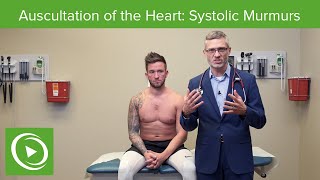 Auscultation of the Heart Systolic Murmurs  Physical Examination [upl. by Yttik]