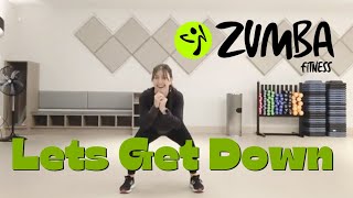 Lets Get Down by Black Eyed Peas Nicky Jam  Zumba Choreography  Squats [upl. by Arraet190]