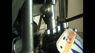 How to adjust your x18 110cc Pocket Bike Shock [upl. by Blumenthal]