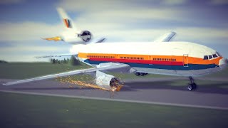 United Airlines Flight 232 CVR Animation  Recreation Besiege [upl. by Haelhsa]