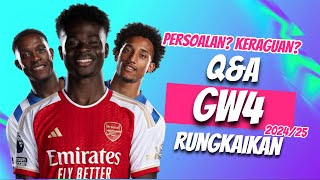 QampA GW4  MUSIM 20242025  WELBECK  SAKA  JOAO PEDRO [upl. by Dorca]