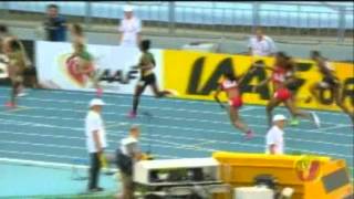 IAAF WC 2013 Womens 4x100 Relay Final [upl. by Davidoff]