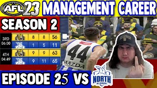 ROBBED A 45 POINT LEAD AFL 23 Management Career Richmond  Preliminary Final 2024 [upl. by Irrol]