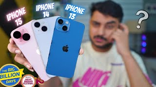 iPhone 13 14 15 in 2024 Which Is the Best Value  BBD Sale amp Amazon Great Indian Sale 2024 [upl. by Retxed759]