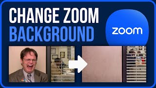 CHANGE ZOOM BACKGROUND 2024 Easily  How to Change Background on Zoom [upl. by Tatman]