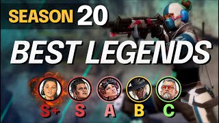 NEW LEGENDS TIER LIST for Season 20  PERK SYSTEM AND LEGENDS SEASON 20  Apex S20 Meta Guide [upl. by Reichel]