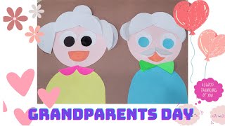 Happy Grandparents DayGrandparents Day Craft [upl. by Nonah]