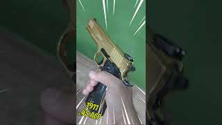 Pistola TAURUS 1911 em 45 ACP GOLD 1911pistol pistola sicario callofduty custom oldschool [upl. by Pryor230]