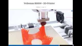 3D Printer Velleman K82000 [upl. by Maryrose]