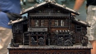 Swiss Chalet HandMade Music Box  Web Appraisal  Cincinnati [upl. by Dlanigger]