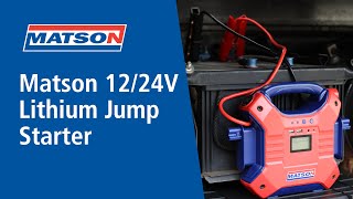 Matson 1224V Lithium Jump Starter [upl. by Cissiee]