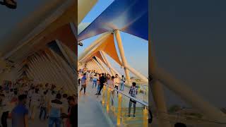 Atal setu or bridge riverfront sabarmati shorts trending [upl. by Callida]