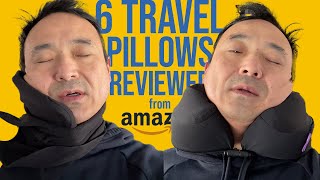 I Compare the HIGHEST RATED Travel Pillows on Amazon  REVIEW [upl. by Htelimay337]