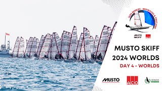 ACO 13th Musto Skiff World Championship 2024  Race Day 4 Video [upl. by Anitsirhc664]