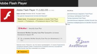 Как скачать установить или обновить Adobe Flash Player [upl. by Gmur]