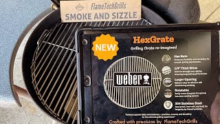 The Best Weber Kettle Grill Grate Replacement  HexGrate Weber Grilling Grate ReImagined [upl. by Ghiselin]