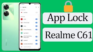 Realme C61 Me App Lock Kaise Kare Realme C61 App LockRealme Apps Lock Setting [upl. by Ramaj946]