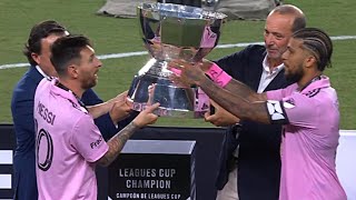 Messi Calls Yedlin To Collect Trophy HUMBLE REACTION [upl. by Charbonnier600]