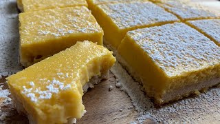 Honey Lemon Bars  How to Make the Perfect Lemon Bar for Spring [upl. by Nerua]