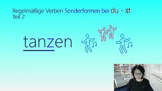 Grammatik A1  Regelmäßige Verben  Sonderformen  Teil 2  Mit Valentyna Schmieder [upl. by Ralleigh]