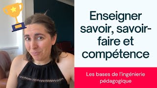 Les bases de lingénierie pédagogique [upl. by Dill]