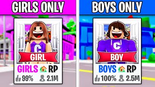 GIRLS ONLY vs BOYS ONLY BROOKHAVEN [upl. by Rimahs]