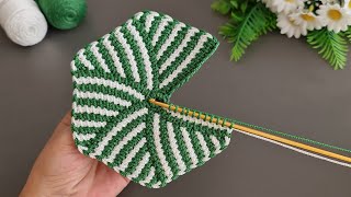 Motif Coaster Flower Make and Sell How to make a very easy fower coaster motif Tunisian crochet [upl. by Uke]