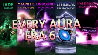 EVERY New Aura in Era 6「 Sols RNG 🌌」│ Im Peach🍀 [upl. by Costello]