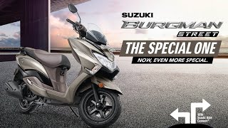 2024 Suzuki Burgman Street 125 Got a Fresh New Look 😍🔥 Newly Launched [upl. by Virnelli]