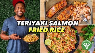 Weeknight Meals  Teriyaki Salmon Recipe With Fried Rice [upl. by Aivata]