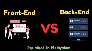 Malayalam Web Development Front End Vs Back End Development Explained For Beginners [upl. by Arayk575]