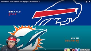 49ERS FAN REACTS TO Buffalo Bills vs Miami Dolphins Game Highlights  NFL 2024 Week 2 [upl. by Obrien]