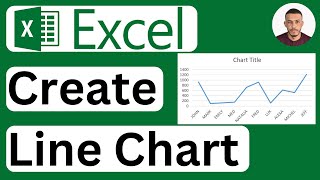 How to Create a Line Chart in Excel  Easy to Follow [upl. by Illak500]