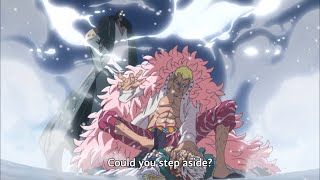 Aokiji saves Vice admiral smoker from Doflamingo with coldest AraAra One piece Eng sub [upl. by Anaud]