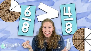 Comparing Fractions for Kids  Easy Math Lessons [upl. by Navarro]