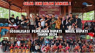 Gelar Seni dalam rangka Sosialisasi Pemilihan Bupati ampWakil Bupati Tahun 2024 [upl. by Brander]