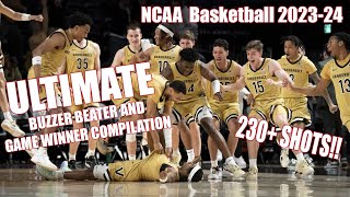 ULTIMATE 2024 College Basketball Buzzer Beater amp Game Winners Compilation MARCH MADNESS Hype Up [upl. by Dlared]