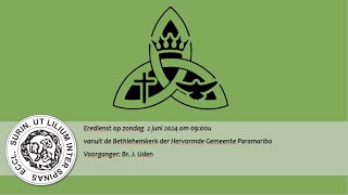 Eredienst op zondag 2 juni 2024 vanuit de Bethlehemkerk om 0900 am [upl. by Janet994]