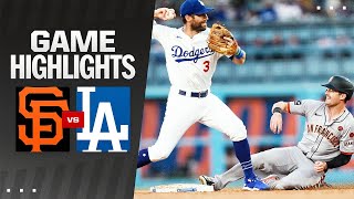 Giants vs Dodgers Game Highlights 72424  MLB Highlights [upl. by Phira]