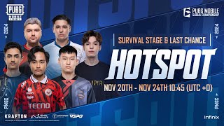 Survival Stage Hotspot  2024 PUBG MOBILE GLOBAL CHAMPIONSHIP [upl. by Garett947]