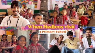 MBBS students visits Primary School  MBBS vlog 29 [upl. by Ailes26]