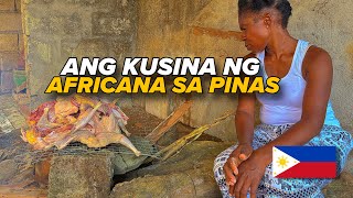 PAGLULUTO NG AFRICANA SA KANYANG BAGONG BAHAY [upl. by Chow]